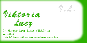viktoria lucz business card