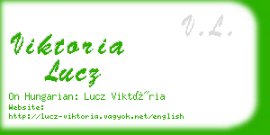 viktoria lucz business card